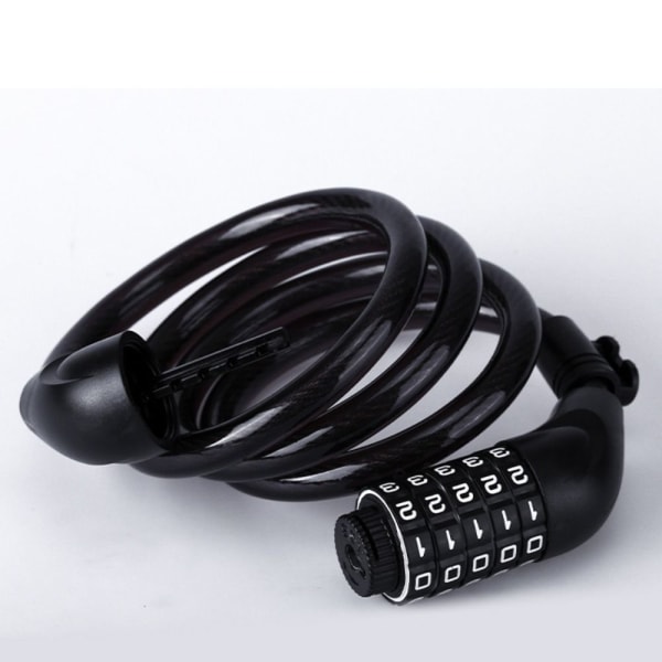 Cykellås Coiling Cykellås SORT BLACK