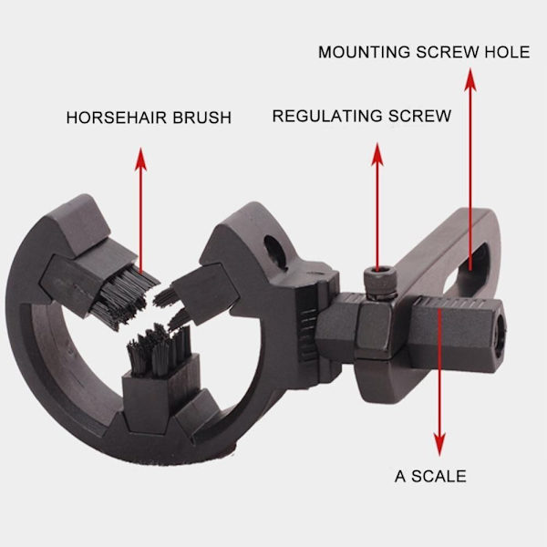 TP812 Arrow Rest Brush Arrow Bord Pinsel Pfeil Rest