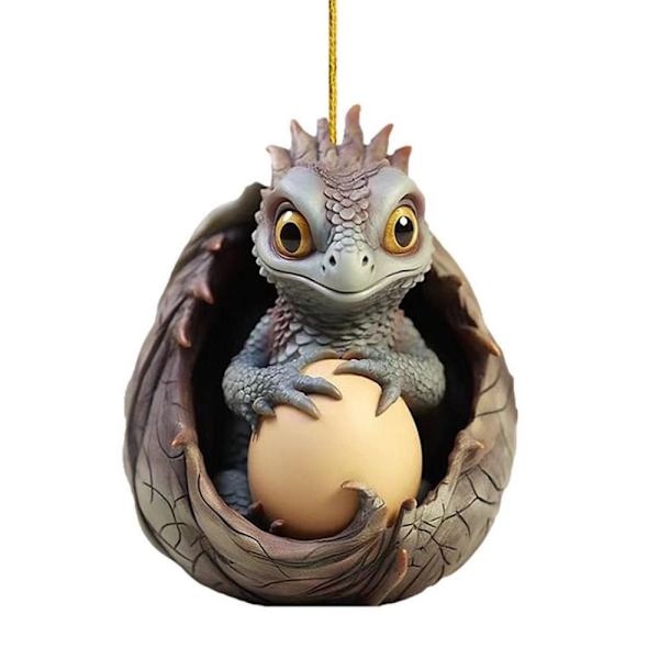 Drageegg hengende anheng juletrepynt 2 2 2