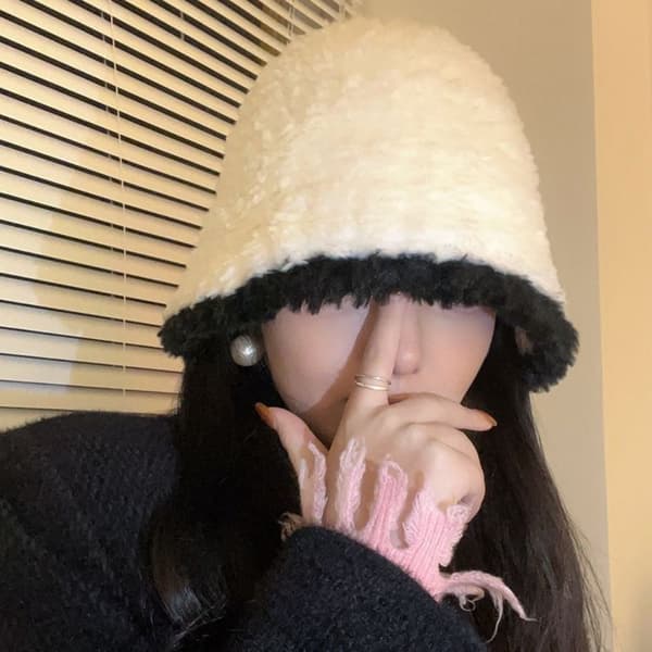 Woolly Bucket Hat Vinterhattar VIT white