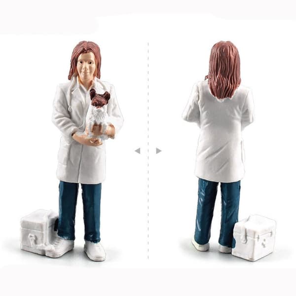 Simulation Personage Model Kunstig Postmand Pilot Figur