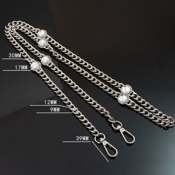 Metal Balls Chain Icke-blekande kedja 5 5 5