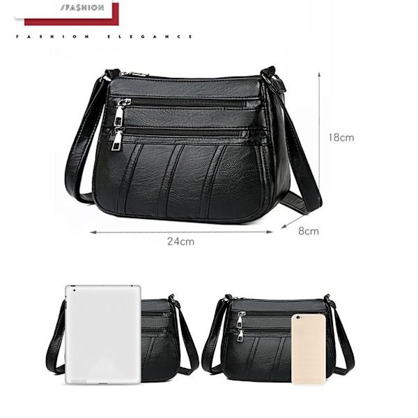 Sling Olkalaukku Crossbody Bag RUSKEA brown