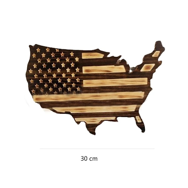 Amerikan lippu Puinen lippu 2 2 2