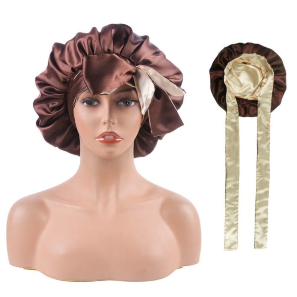 Satin Bonnet Damehatter 7 7 7