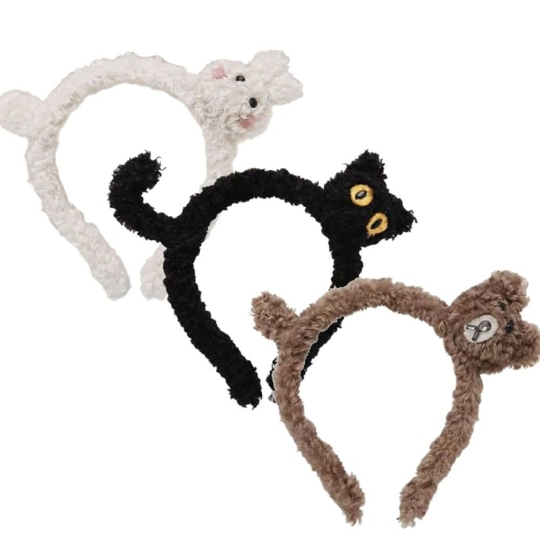 Cat Hair Hoop Pannband VIT white