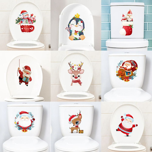 Joulu WC-tarra Jouluseinätarra STYLE 1 STYLE 1 Style 1