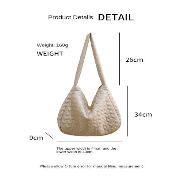 Mulepose Skuldertaske KHAKI Khaki