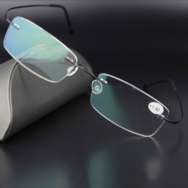 Læsebriller Brillehukommelse Titanium SILVER STRENGTH-250 silver Strength-250
