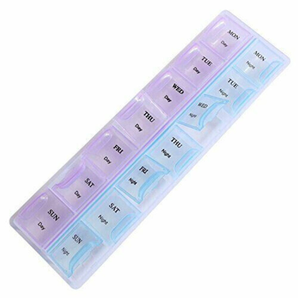 7Days Pill Box Weekly Medicine Container 2 2 2