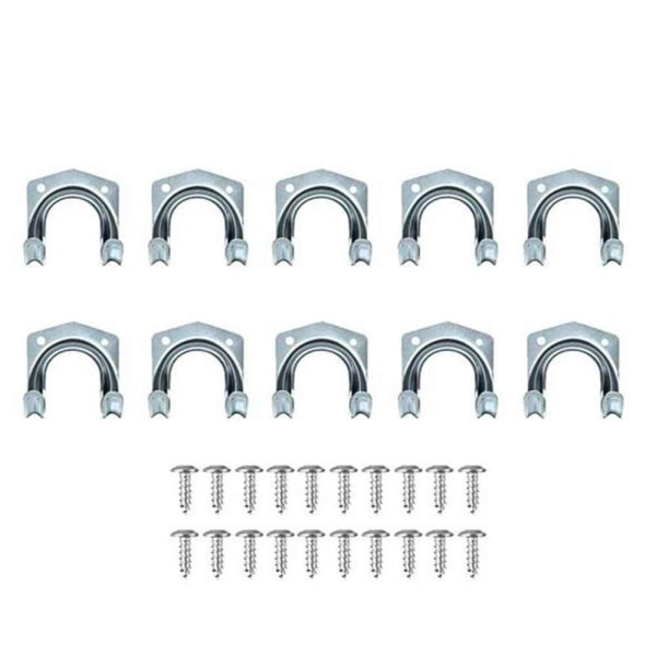 5/10 stk Garage Opbevaringskroge Skur Værktøj Tidy Hanger 10 STK 10 STK 10pcs