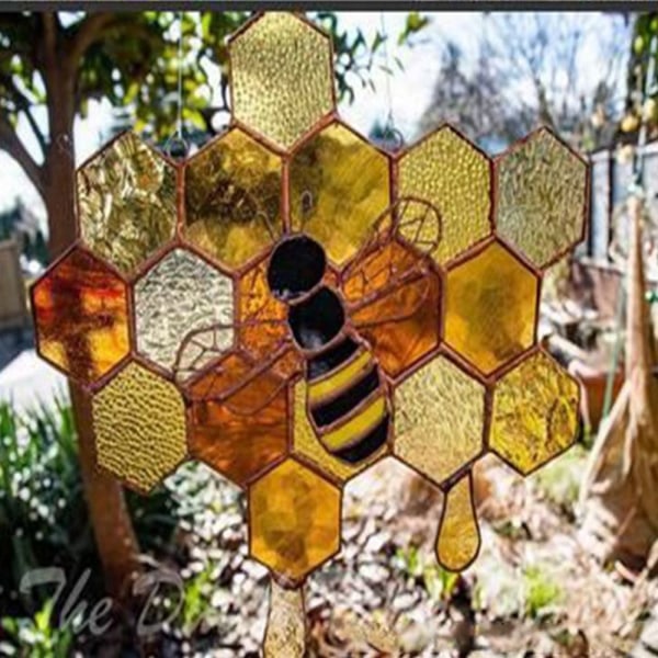 Honeycomb riippuva koriste sarjakuva Bee 5 5 5