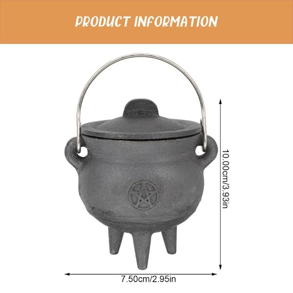 Sacrificial Witch Pot Wizard's Magic Pot TRE FAS MÅNAD Three phase month