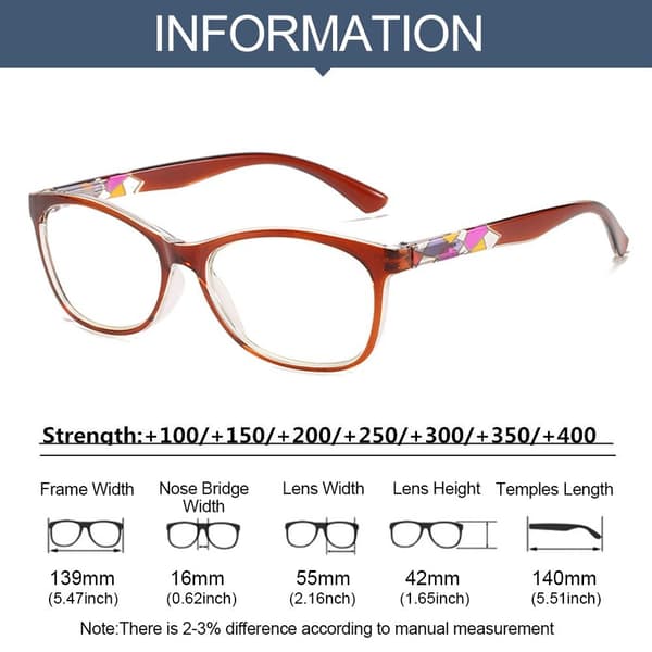 Lesebriller Briller BROWN STRENGTH 200 Brown Strength 200
