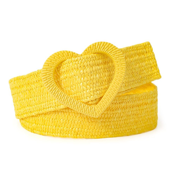 Midjebälte Flätade skärp GUL yellow