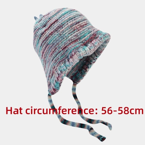 Strømpehette Strikkelue FARGE color