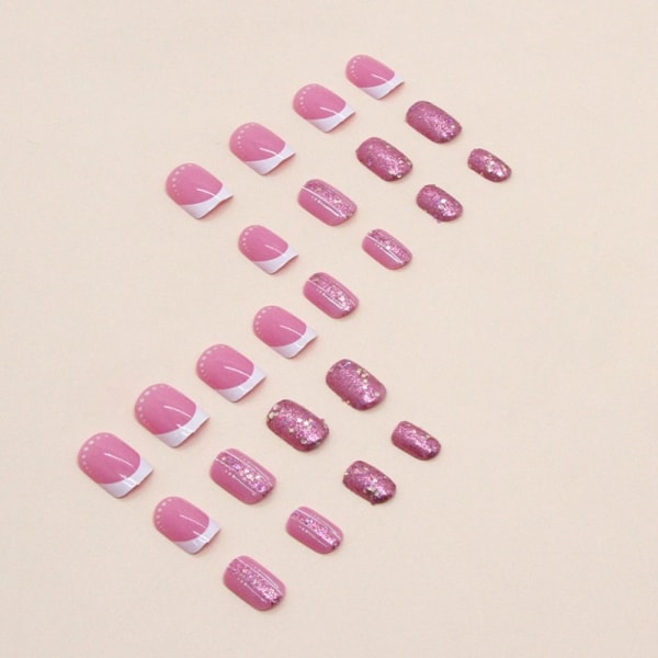 Fake Nails Square Head 3 3 3