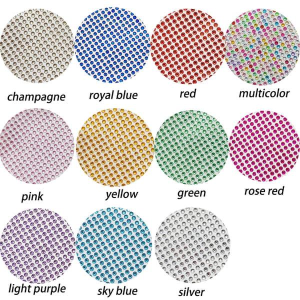 504 stk./ark Rhinestones Stickers Diamant MULTICOLOR multicolor