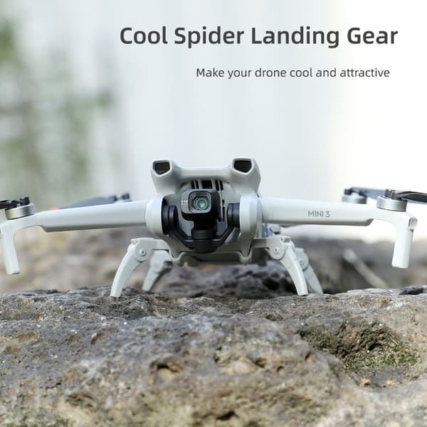 Landningsställ Vikbar Spider GRÅ grey