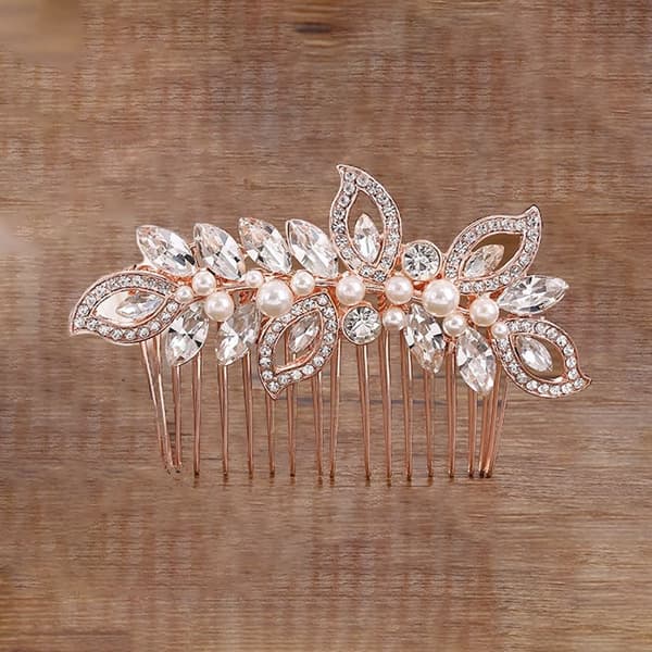 Bryllupshårkammer Brudehårnåler Krystalltiara