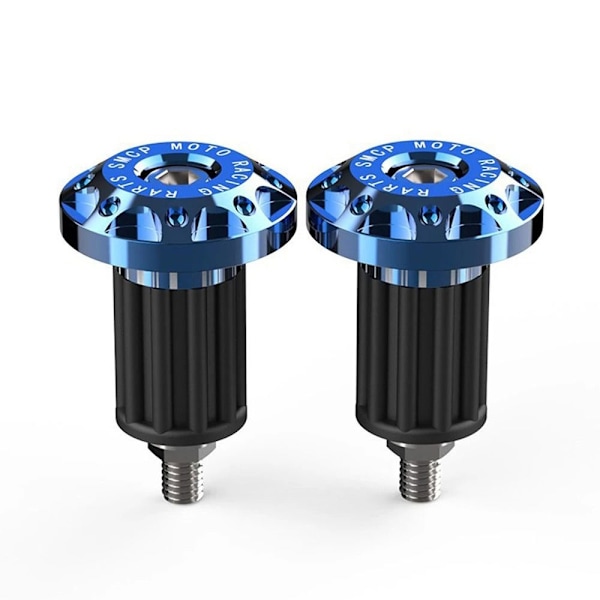 2 stk Motorcykler Styr Styr Styr Ender Styr Grip Plug blue