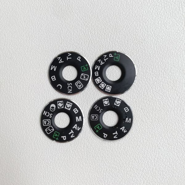 3 kpl Dial Mode Cap 6D Interface Cap Kameran cover