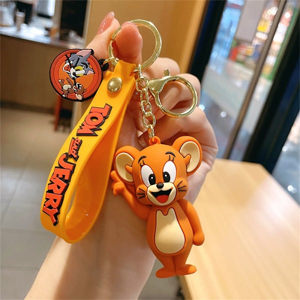 Tom and Jerry Bag Pendant Keyring C