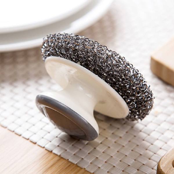 3stk Pot Scrubbers Rengjøringsbørste Skrubbebørster
