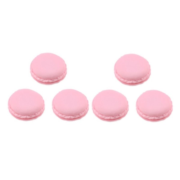6stk/lot Macarons Oppbevaringsboks Pakkeboks ROSA pink