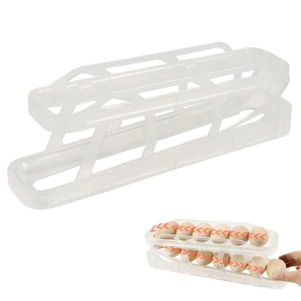 Eggholder Kjøleskap Eggedispenser GRÅ grey