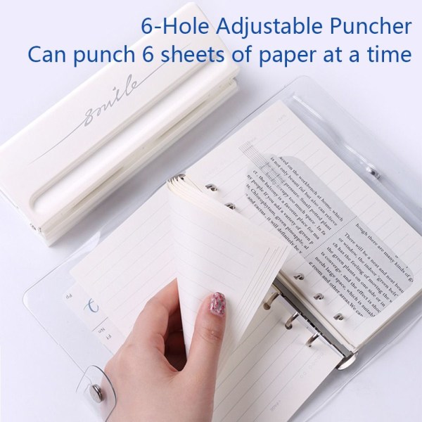 Papirkutter Justerbar Puncher SORT Black