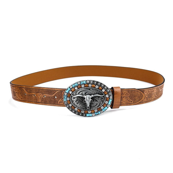 Miesten Western Cowboy -vyö soljella 110CM 110cm