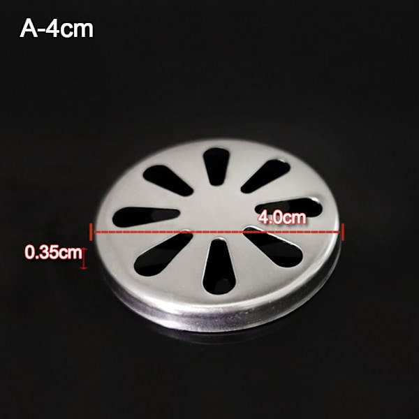 5 stk/sæt Gulvafløbsdæksel Vask Si A-4CM A-4cm