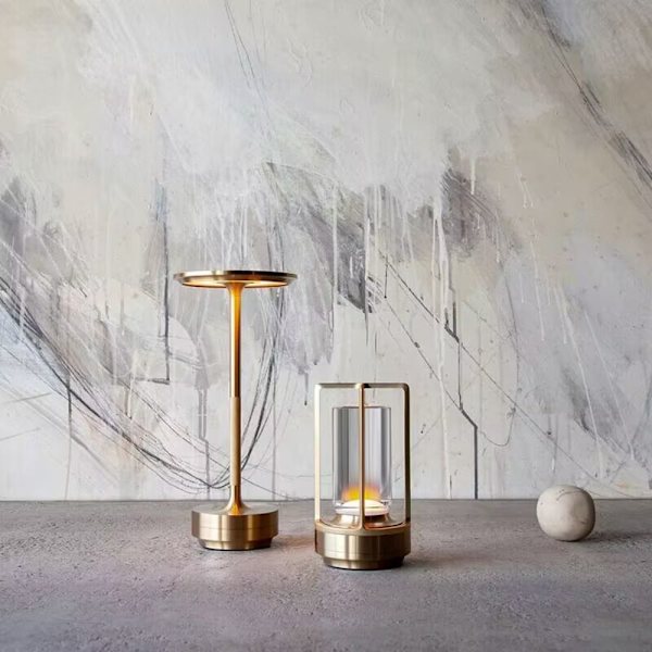 Bordslampa Metall Skrivbordslampor SILVER silver