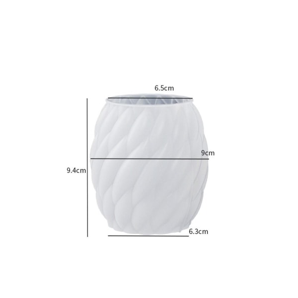 3D stearinlysform Kakeharpiksform MIDT I MIDTEN middle