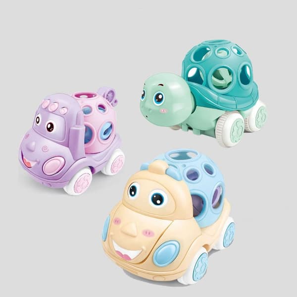 Dyrebil Babylegetøj BLÅ blue