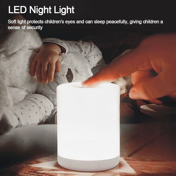 LED Bordlampe Nattlys HVIT LYS HVIT LYS white light