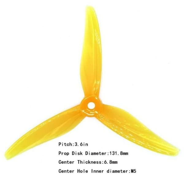 2 par Tri-Blade Propeller Propeller Propeller PINK Pink
