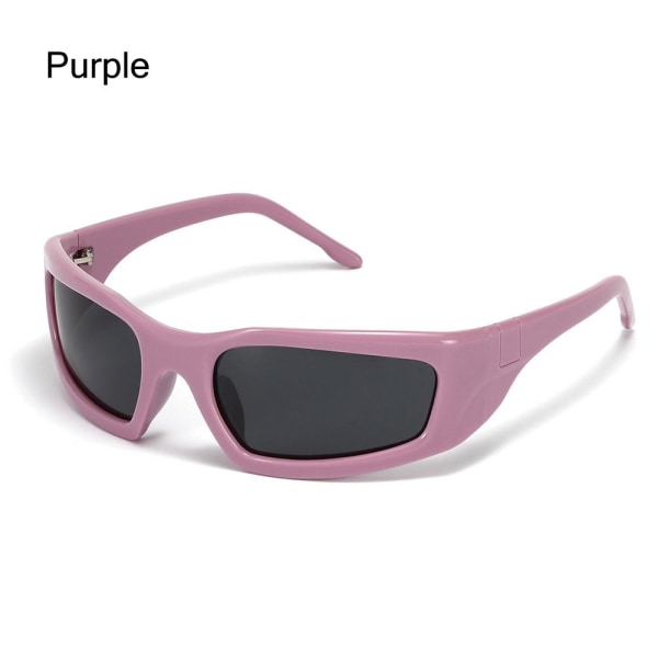Sportsolglasögon Y2K Solglasögon LILA Purple