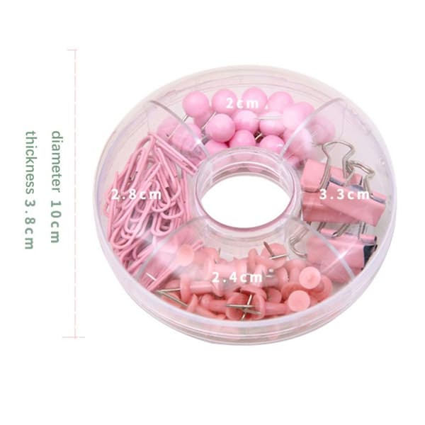 Papirklips Bindeklips ROSA Pink