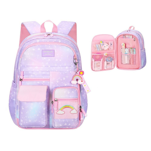Skolväskor Studentryggsäck ROSA L pink L