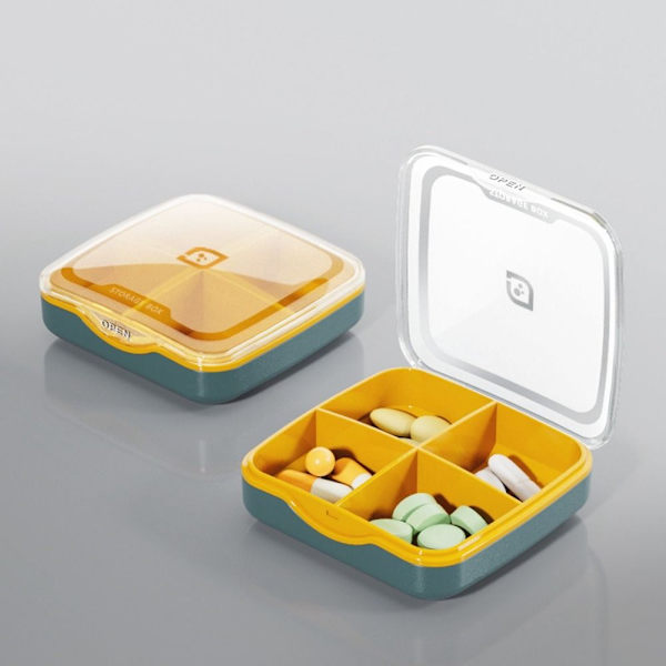 Medicin Pill Box Medicin Container Box STIL 2 STIL 2 Style 2