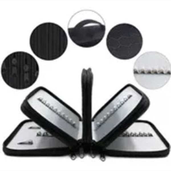 Nylon Penal Pen Bag Zip Papirpose