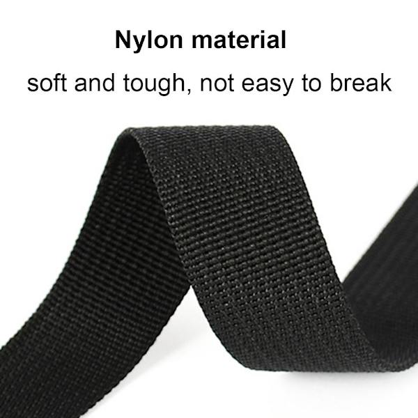 Nylon stropp Nylon skulderveske stropp MØRK GRÅ dark grey