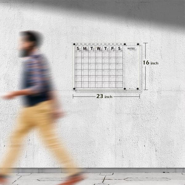 Akrylkalender Magnetisk akrylbräda Torrtorkbräda