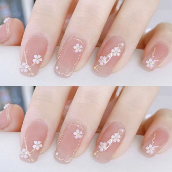 24stk False Nails Short Square Z-164 Z-164 Z-164