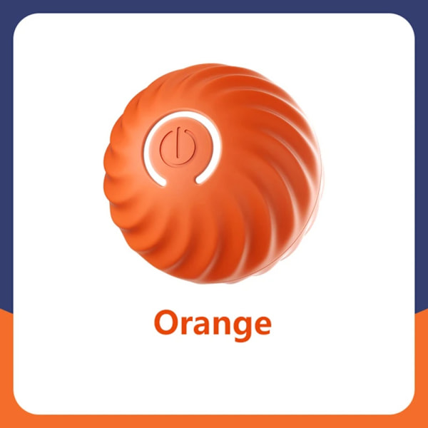 Hundelegetøjsbold Selvbevægende bolde ORANGE orange