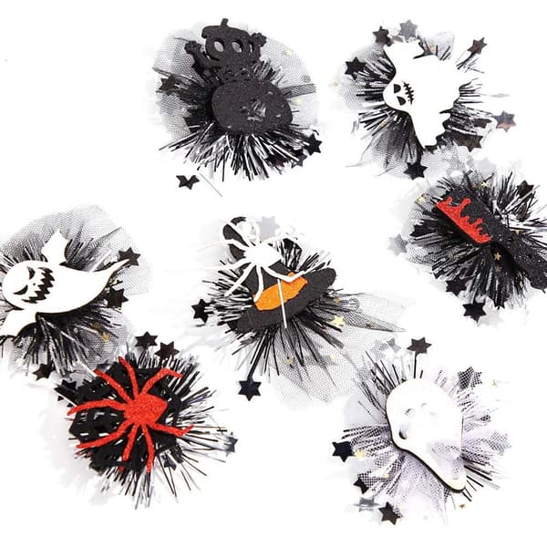 Halloween-hiusklipsit Bow-hiusklipsit 2 2 2