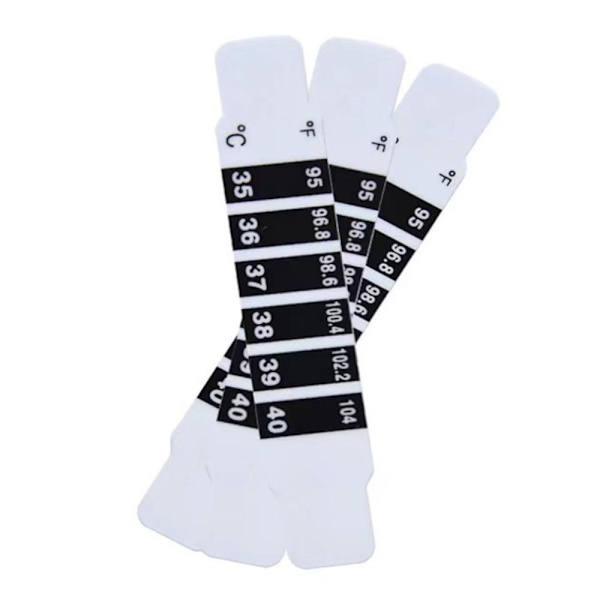 20 stk pandehoved termometer Strip Sticker LCD Digital 20Pcs
