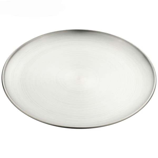 Benspottskål Grunt bricka SILVER 34CM 34CM silver 34cm-34cm